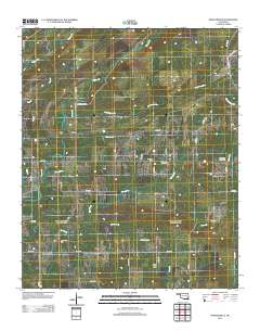 Spencerville 2012 topographic map thumbnail