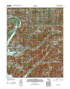 Wyandotte 2012 topographic map thumbnail