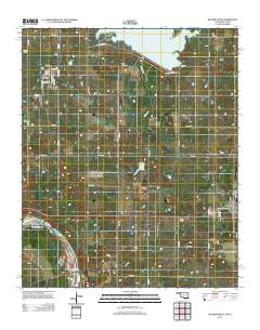 Waurika West 2012 topographic map thumbnail