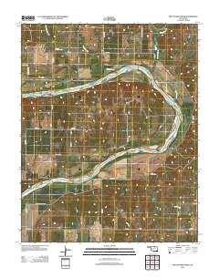 Prettyhair Creek 2012 topographic map thumbnail