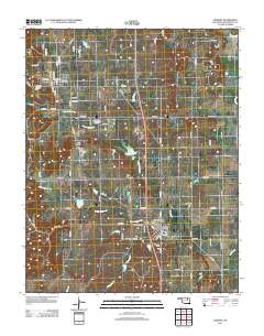 Ramona 2012 topographic map thumbnail