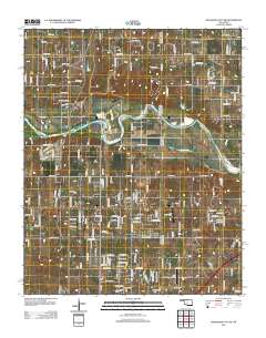 Oklahoma City SW 2012 topographic map thumbnail
