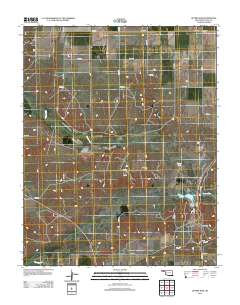 Optima Dam 2012 topographic map thumbnail