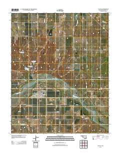 Taloga 2012 topographic map thumbnail