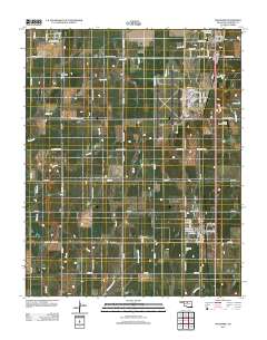 Waukomis 2012 topographic map thumbnail