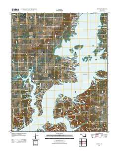 Bernice 2012 topographic map thumbnail