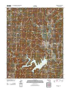 Barnsdall 2012 topographic map thumbnail