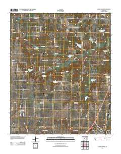 Caddo North 2012 topographic map thumbnail