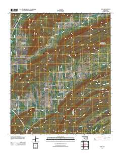 Daisy 2012 topographic map thumbnail