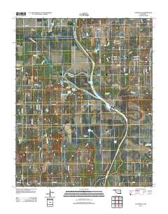 Catoosa SE 2013 topographic map thumbnail