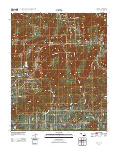 Brushy 2013 topographic map thumbnail