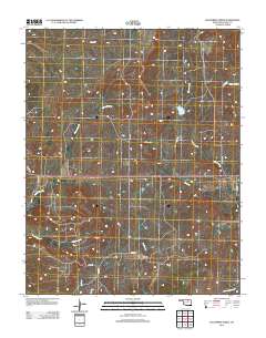 Baconrind Creek 2012 topographic map thumbnail