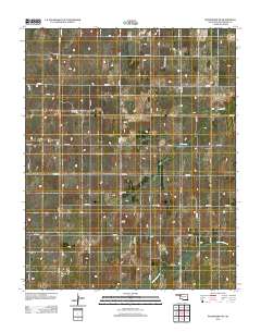 Woodward SW 2012 topographic map thumbnail