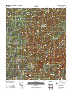 Bear Mountain 2013 topographic map thumbnail