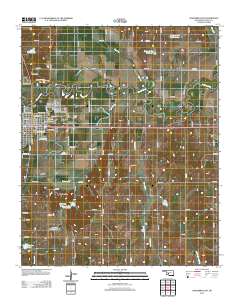 Anadarko East 2012 topographic map thumbnail