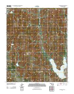 Anadarko NW 2012 topographic map thumbnail