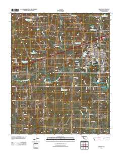 Bristow 2012 topographic map thumbnail