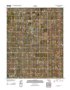 Shattuck NW 2012 topographic map thumbnail