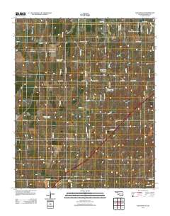 Chickasha NE 2012 topographic map thumbnail