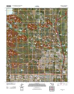 Fort Sill 2012 topographic map thumbnail