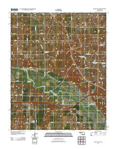 Geary South 2012 topographic map thumbnail