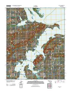 Keota 2012 topographic map thumbnail