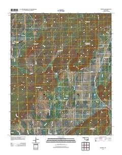 Redden 2012 topographic map thumbnail