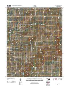 Blue Mound 2012 topographic map thumbnail