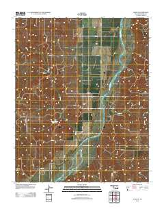 Aledo NE 2012 topographic map thumbnail