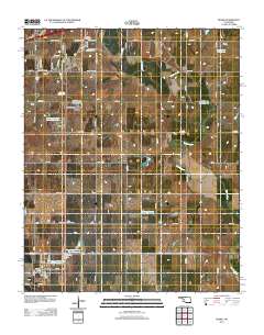 Bessie 2012 topographic map thumbnail