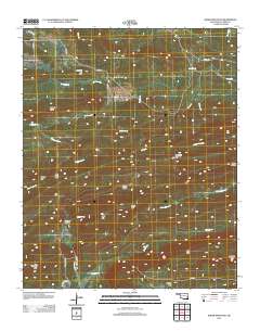 Baker Mountain 2012 topographic map thumbnail