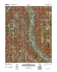 Antelope Hills NE 2012 topographic map thumbnail