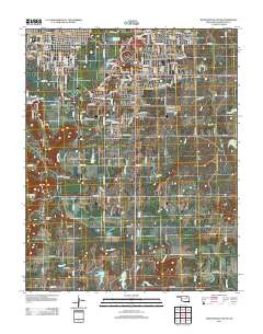Bartlesville South 2012 topographic map thumbnail