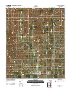 Anadarko NE 2012 topographic map thumbnail