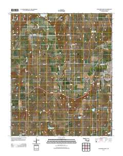Anadarko West 2012 topographic map thumbnail