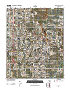 Broken Arrow 2012 topographic map thumbnail
