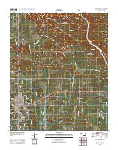 Broken Bow 2013 topographic map thumbnail