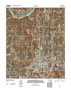 Ada 2013 topographic map thumbnail