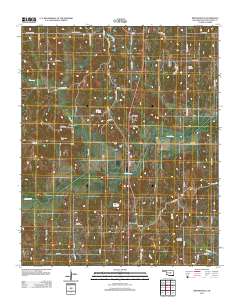 Brooksville 2012 topographic map thumbnail