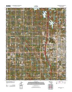 Ardmore West 2012 topographic map thumbnail