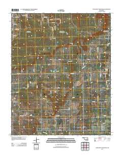Concharty Mountain 2012 topographic map thumbnail