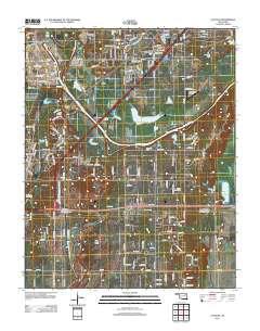 Catoosa 2012 topographic map thumbnail