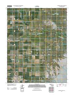 Cherokee North 2012 topographic map thumbnail
