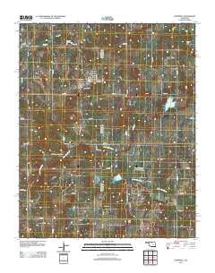 Cromwell 2012 topographic map thumbnail
