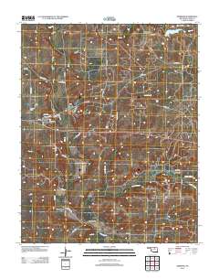 Burbank 2012 topographic map thumbnail