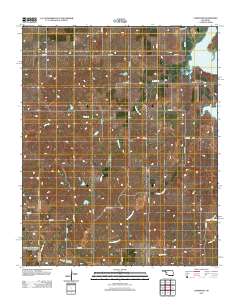 Carpenter 2012 topographic map thumbnail