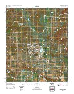 Burneyville 2013 topographic map thumbnail