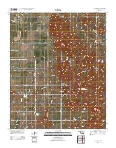 Cooperton 2012 topographic map thumbnail