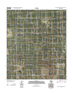 Three Bluff Draw SW 2012 topographic map thumbnail