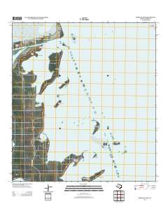 Three Islands 2013 topographic map thumbnail